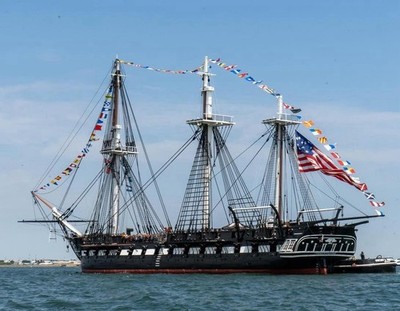 USS Constitution, popularly known as ''Old Ironsides  Warship Oldest in the world