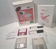 QAPlus Diagsoft Advanced Diagnostics V4.61 Box Manual DOS Vintage Diagsoft LAN