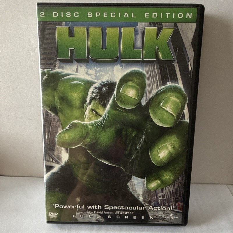 Universal Studios Hulk (DVD, 2003) PG-13 2-Disc Special Ed. Full Screen