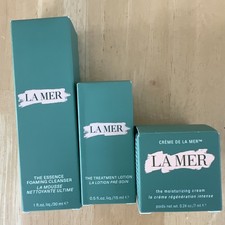 La Mer Set Treatment Lotion, Essence Foaming Cleanser The Moisturizing Cream NEW