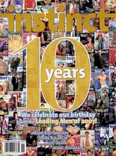 instinct Magazine November 2007 10th Anniversary Issue - Like New