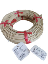 2x Peddigrohr, 1A Rotbandqualit&auml;t, Nr.6 - 2,6 mm &oslash;, Rolle 125g, Korbflechten