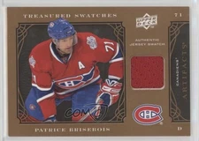 2009-10 Upper Deck Artifacts Treasured Swatches Retail Patrice Brisebois #TSR-PB