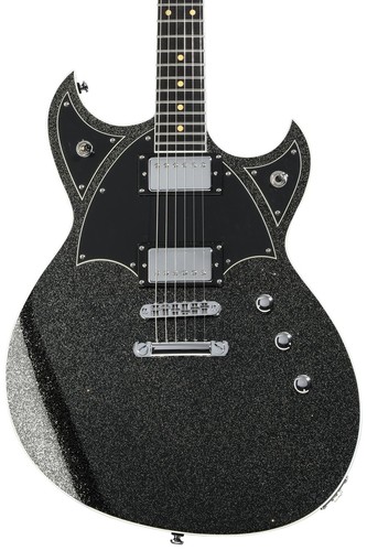 Reverend Reeves Gabrels Spacehawk HT Electric Guitar - Black Sparkle