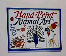 NEW HAND-PRINT ANIMAL ART WILLIAMSON KIDS CAN By Carolyn Carriero Book Gift