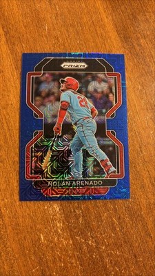 Nolan Arenado 2022 Prizm Tier III Blue Mojo #48 St Louis Cardinals /199