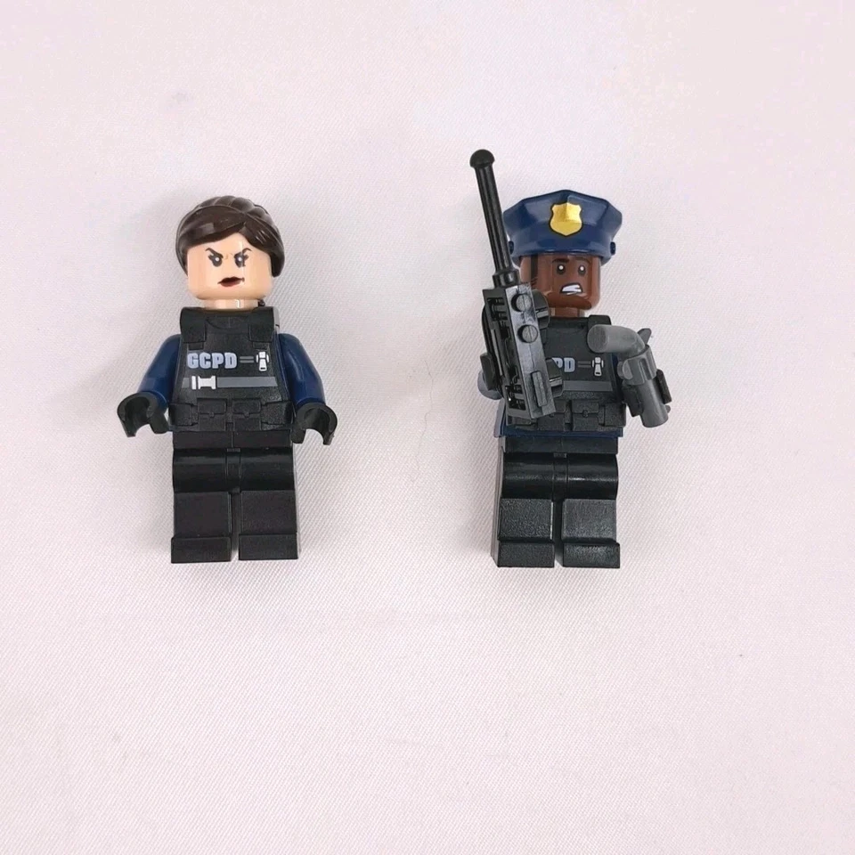 LEGO GCPD Oficial SWAT X2 Minifigura Dos Caras Doble Demolición Foto 2 de 4