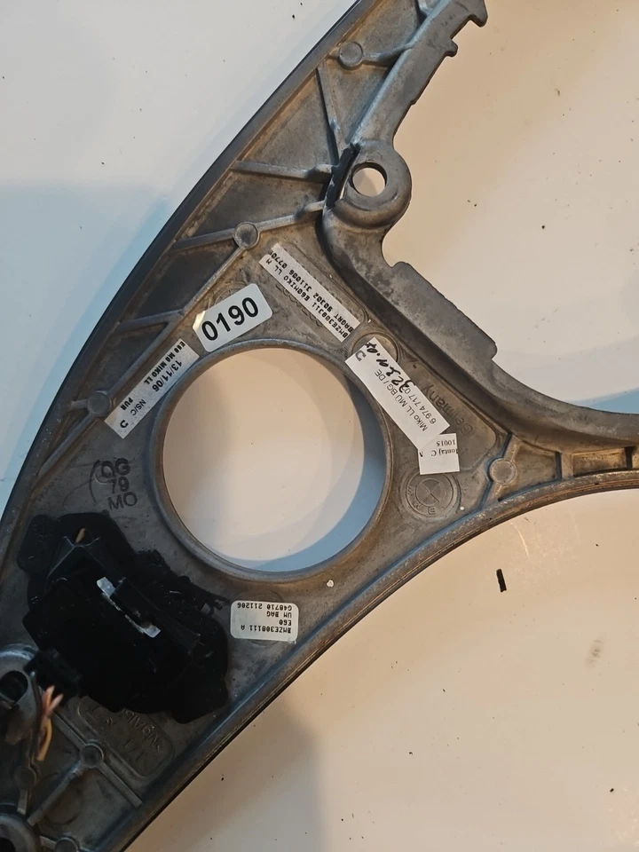 BMW 528i 528xi 535i 535xi 2008-2010 consola central palanca de cambios bisel OEM grano de madera Foto 4 de 4