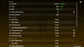 Genshin Impact AR 59 America - Varessa - Furina - Columbina - Raiden - Hu Tao