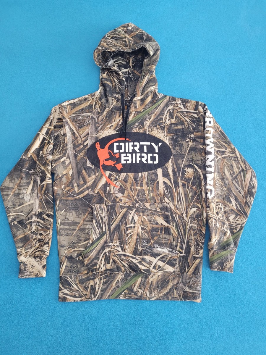 Browning Wicked Wing Hoodie Small Camouflage Graphic Dirty Bird LS