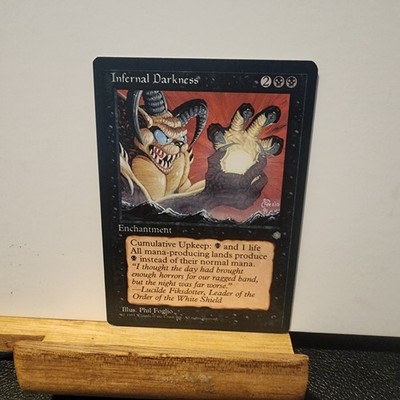 Infernal Darkness - Ice Age - MTG - Magic the Gathering  LP