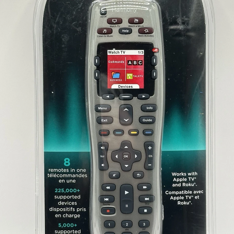 Logitech Harmony 650 Universal Color Screen Remote - Silver - Image 4 of 4