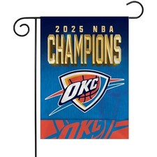 Oklahoma City Thunder Champions Flag Graden Flag