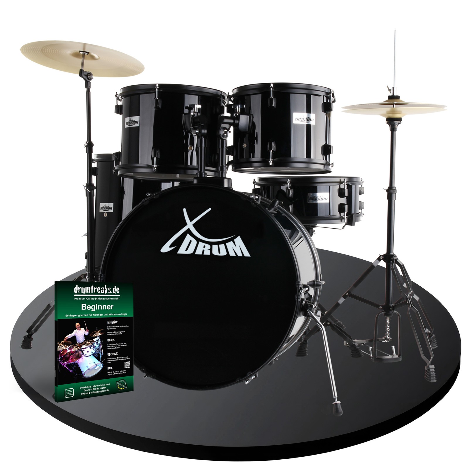 Ударная установка XDrum Rookie 20 Schlagzeug Komplettset Барабаны Ударная установка Becken Schule 62190₽
