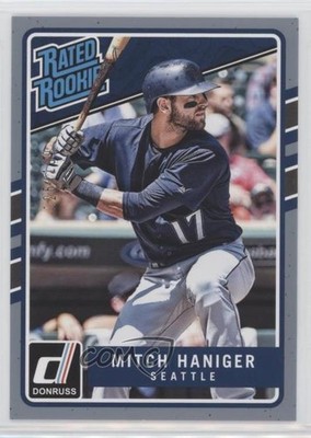 2017 Chronicles Donruss Rated Rookies Gray Border /199 Mitch Haniger #199 RC 8k4