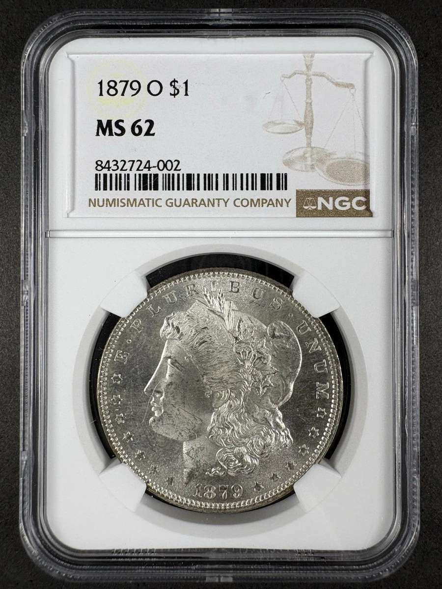 MS 62 Graded 1879 Year Morgan US Dollars (1878-1921) for sale | eBay
