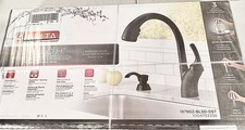 Delta 19790Z-BLSD-DST Shiloh Single-Handle Kitchen Faucet - Black SEALED