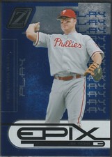 2005 Donruss Zenith Epix Blue Game 121/350 Jim Thome #E-10 HOF k4s