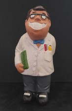 Vintage 1986 The Beachcombers Dentist With Drill Figurine 7" Tall
