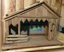 Vintage Bethlehem Nativity Set 20+ figure Christmas Figures Manger baby Jesus +