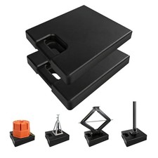 Rubber RV Stabilizing Jack Pads 13.7" x 11.8", 2 Packs Rubber 13.7" x 11.8"