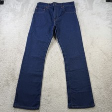 Levis 517 Jeans Mens 31x30 Blue Denim Bootcut Dark Wash Workwear Cotton