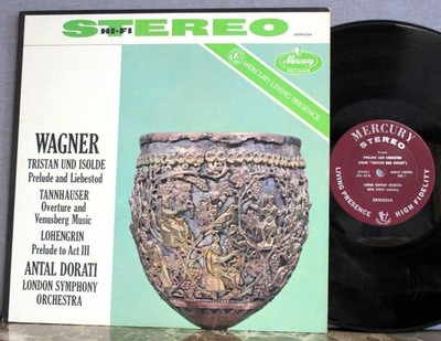 Wagner Tristan Und Isolde Tannhauser Dorati Mercury SR90234 Ed1FR3/31 DG CB VG++