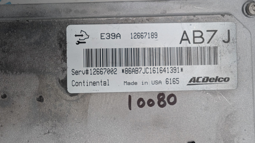 Used 2017 Chevrolet Equinox ACDelco E39A 12667189 ECU 12667002 - Picture 2 of 4
