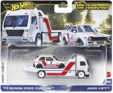 Team Transport '73 Honda Civic Custom Aero Lift Diecast 1:64