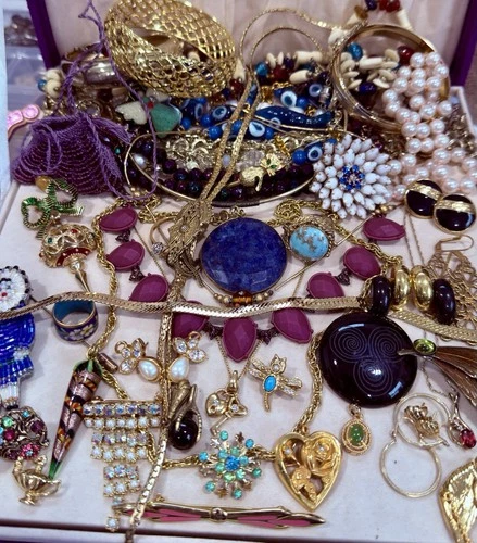 Vintage Estate Costume Jewelry Lot! AVON, MONET  and more!