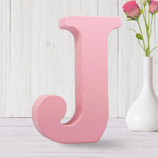 6 Inch Pink Wood Letters Unfinished Wooden Letters for Wall MAGA Decorative Stan