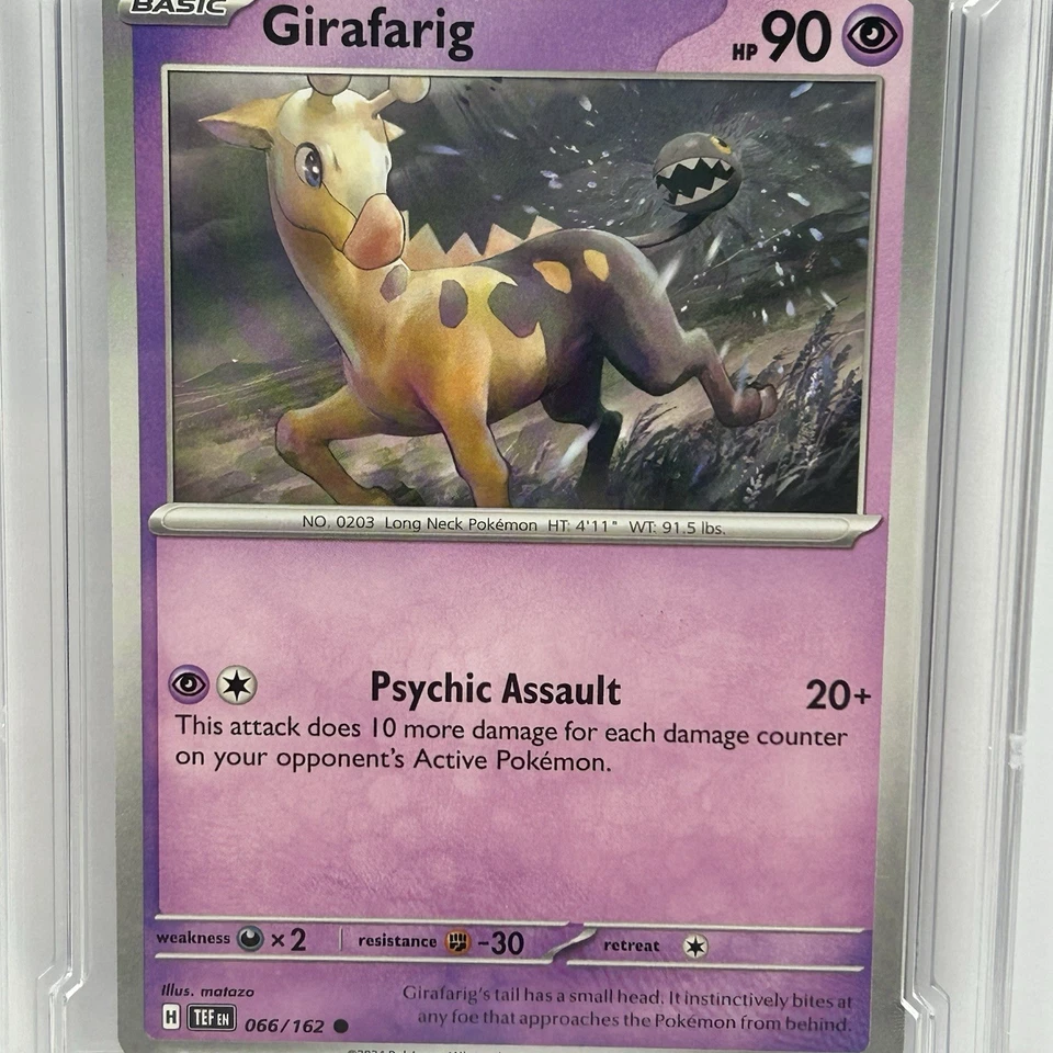 2024 Pokémon Girafarig 066/162 SV05 Temporal Forces Agronic 10 Mint+ Common - Image 2 of 4