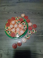 Melissa Doug pizza, pieces, Pan, 2 utensils