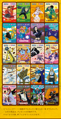 US Seller Baskin Robbins 31 Ice Cream x One Piece Card Complete