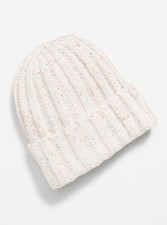 Old Navy Women s Chunky Knit Beanie Creme De La Creme One Size
