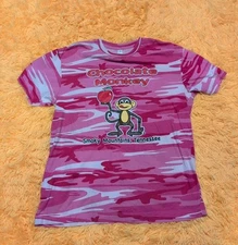 Chocolate Monkey Smoky Pink Camo T-shirt** Medium