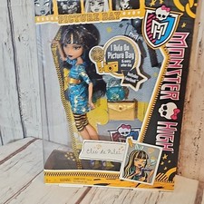 Monster High Cleo De Nile PICTURE DAY bambola Mattel Y4313 2012 nuova con scatola