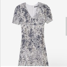 Express printed hi low maxi Sz S