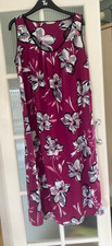DRESS SIZE 14 A-LINE 60% COTTON 40% MODAL MAXI BY cyberjammies