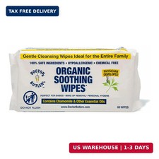 Soothing All-Purpose Wet Wipes for Sensitive Skin, Made with Org