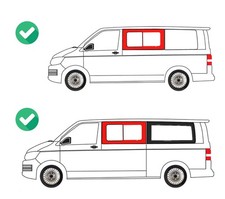 Schiebefenster VW T5 T6  Seitenfenster links ...