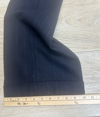 Polo Ralph Lauren Men's Blue Pinstripe 2-Piece Suit THICK Wool USA! 40R - Picture 14 of 14