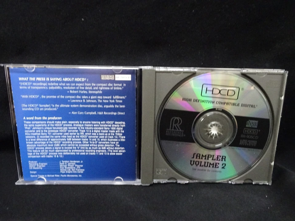 Various - Hdcd Sampler Volume 2 - REFERENCE RECORDINGS - NM - ORIGINAL CASE! - Image 2 of 4