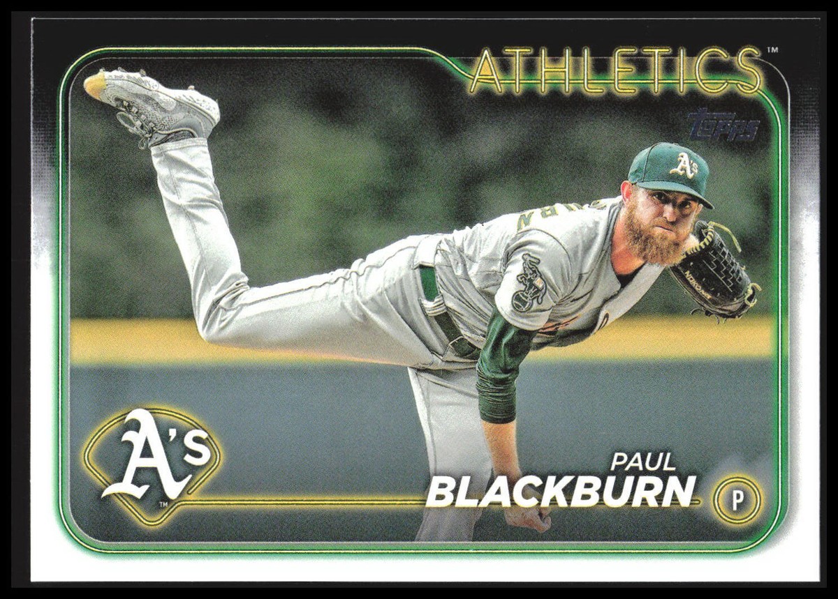 Paul Blackburn Oakland Athletics A's signed baseball COA exact proof autographed Paul Blackburn Oakland Athletics A's signed baseball COA exact proof autographed