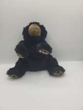 The Bearington Collection 13  Black Bear with Black Nose Stuffed Plush Animal