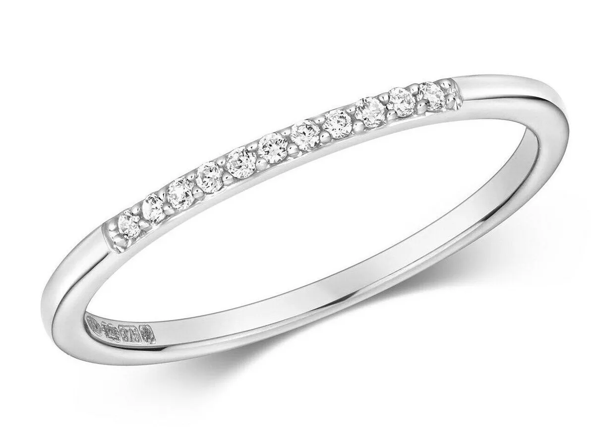 Slim sale eternity ring