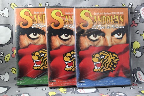 DVD KABIR BEDI SANDOKAN EL TIGRE DE MALASIA 3 PELICULAS NUEVAS PRECINTADAS - Imagen 5 de 5