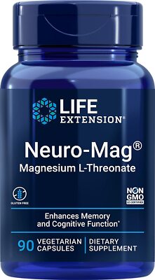 Life Extension Neuro-Mag Magnesium L-Threonate - Ultra-Absorbable Brain Booster