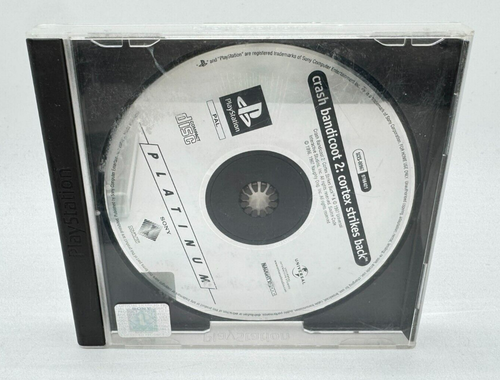 Crash Bandicoot 2 Cortex Strikes Back – Platinum PS1 – PAL Avec Manuel