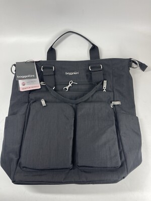 baggallini All Set 3 in 1 Tote Backpack Crossbody Convertible Bag